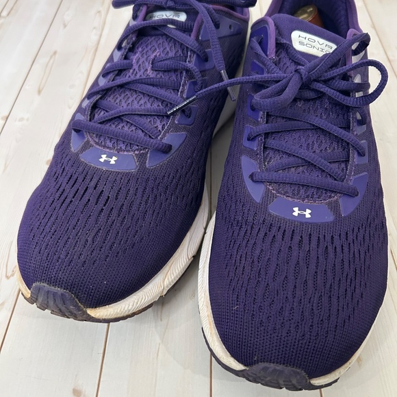 Under Armour HOVR Sonic Purple Mesh Running Shoes Men's - Picture 10 of 11